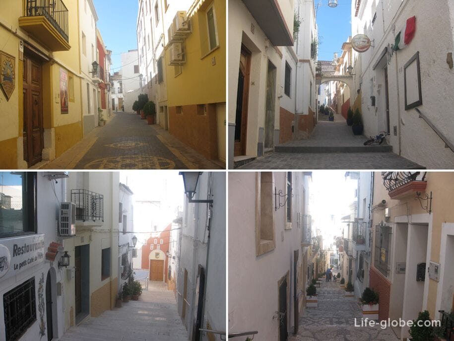 The streets of old Calpe