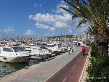 Paseo Maritimo, Palma de Mallorca - Boulevard am Meer
