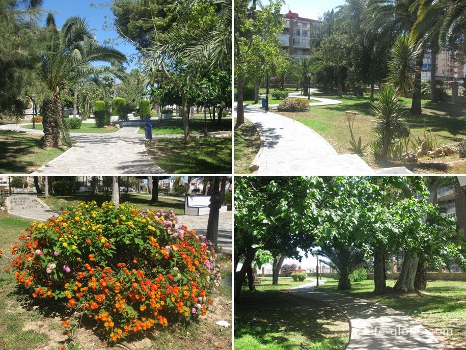 Park near Acequión Beach, Torrevieja, Spain