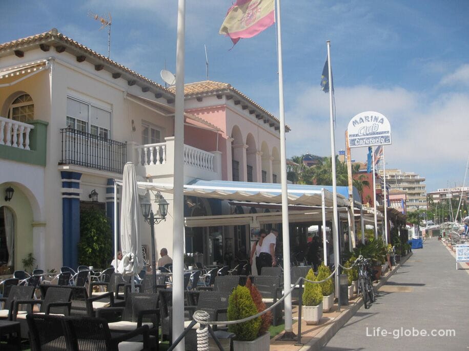 Cafes and Restaurants, Marina Internacional, Torrevieja