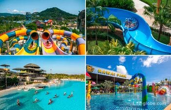 Water parks in Phuket, + hotels with water parks (with photos, sites, addresses, descriptions)