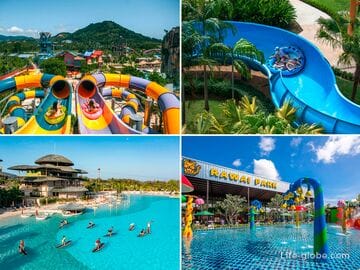 Water parks in Phuket, + hotels with water parks (with photos, sites, addresses, descriptions)