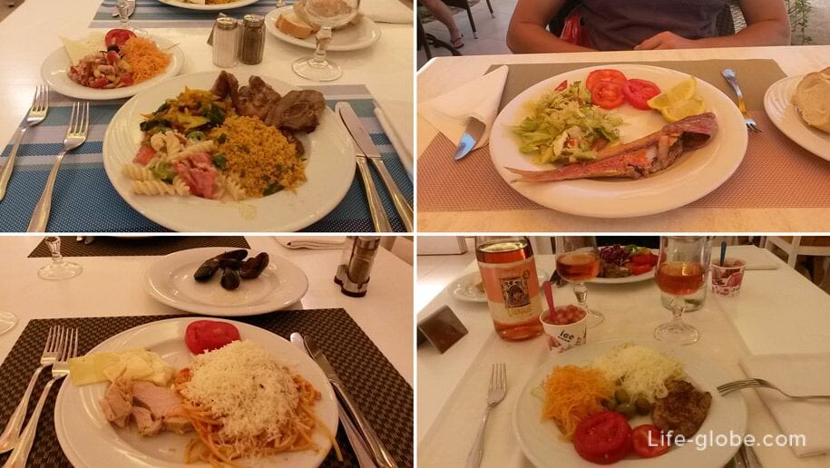 Еда в отеле Джерба Плаза, Тунис