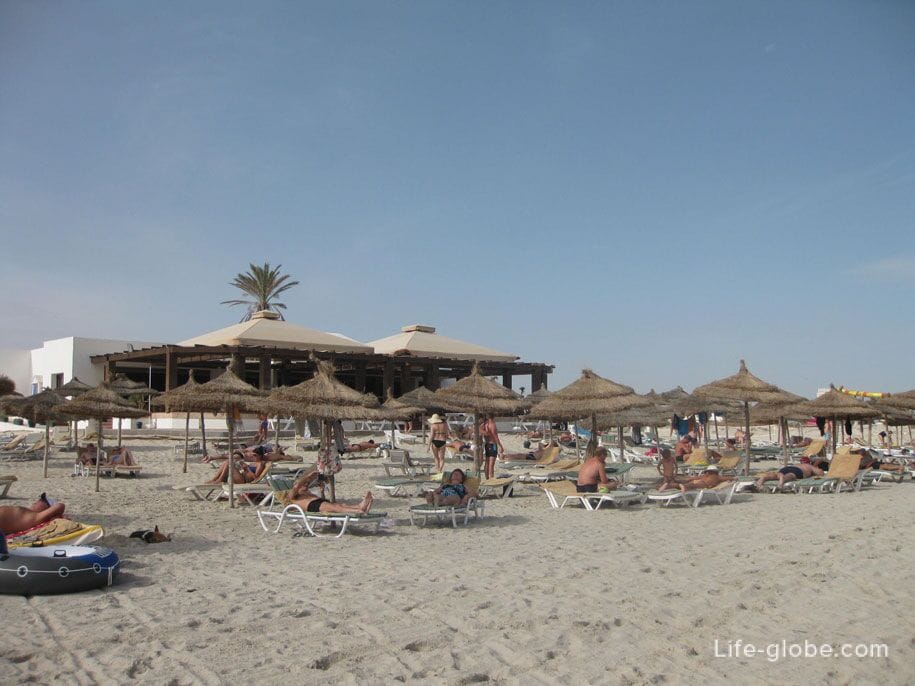 Пляж отеля Джерба Плаза, Тунис