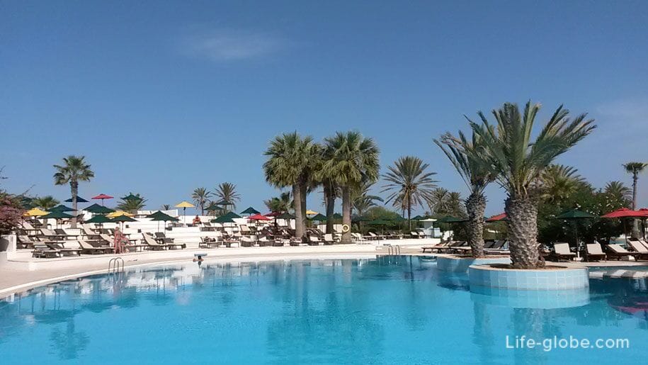 Бассейн отеля Джерба Плаза, остров Джерба, Тунис