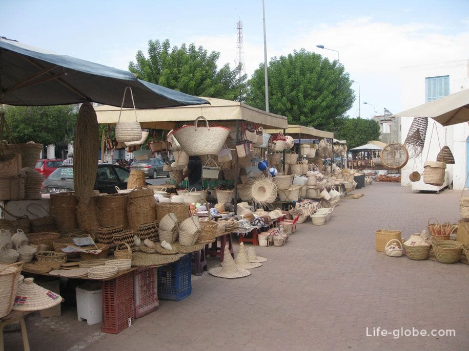 Рынок в Хумт-Сук, остров Джерба, Тунис