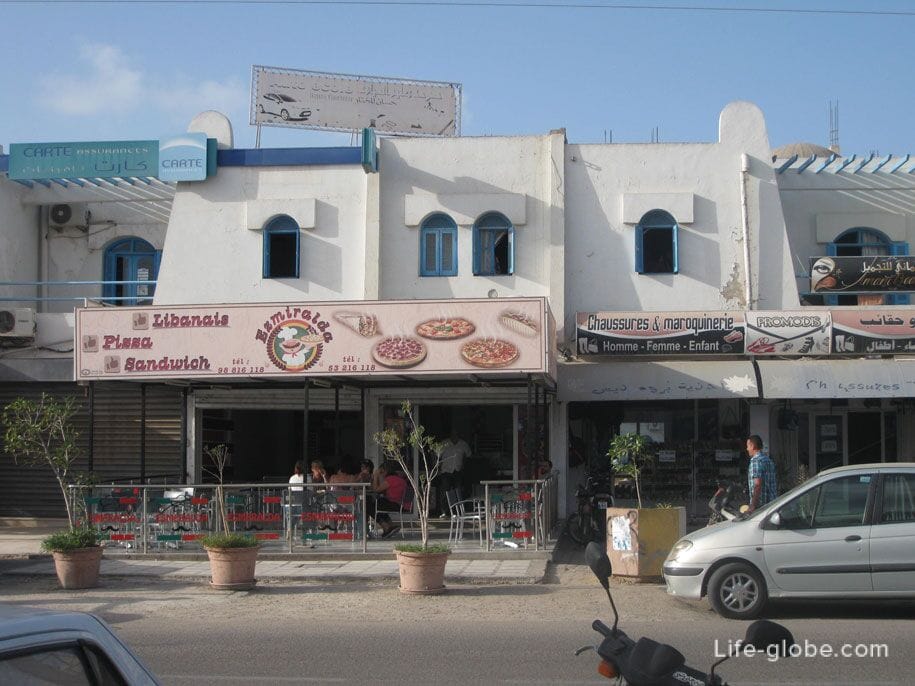 Пиццерии на острове Джерба, Тунис