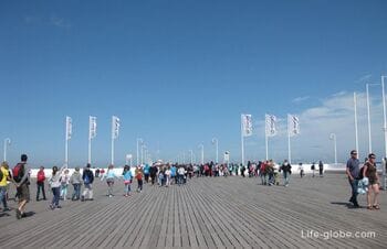 Мол в Сопоте - крупнейшая в Европе деревянная морская пристань