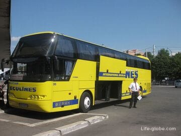 Международные автобусы Эколайн (ECOLINES). Где и как купить билет, сколько стоят билеты, описание и фото автобусов