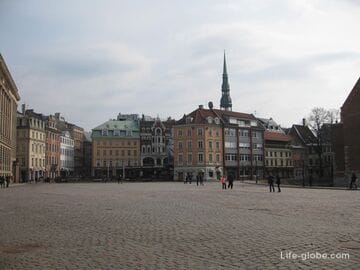 Dome Square in Riga