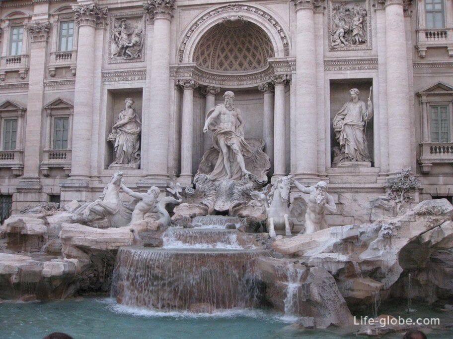 composition of the Trevi Fountain
