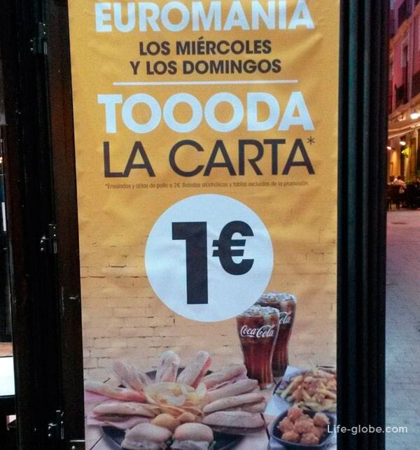 food promotions in Alicante