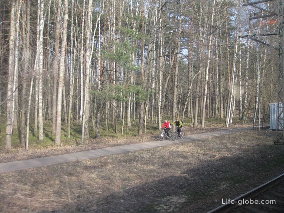 from Riga to Jurmala by bike