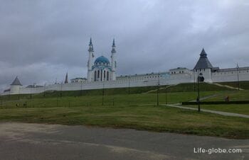 Kazan Kremlin, Tatarstan. Objects, architecture, photo, city panorama