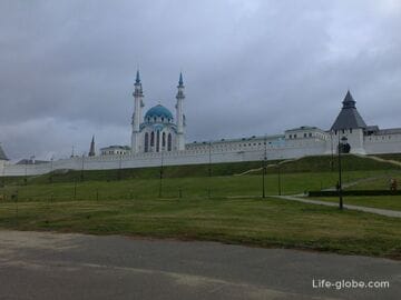 Kazan Kremlin, Tatarstan. Objects, architecture, photo, city panorama