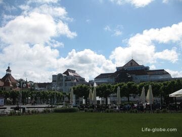 Resort square in Sopot (Skwer Kuracyjny)