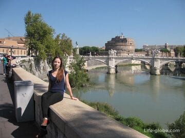 Самые красивые и знаменитые Мосты Рима - Святого Ангела и Виктора Эммануила II