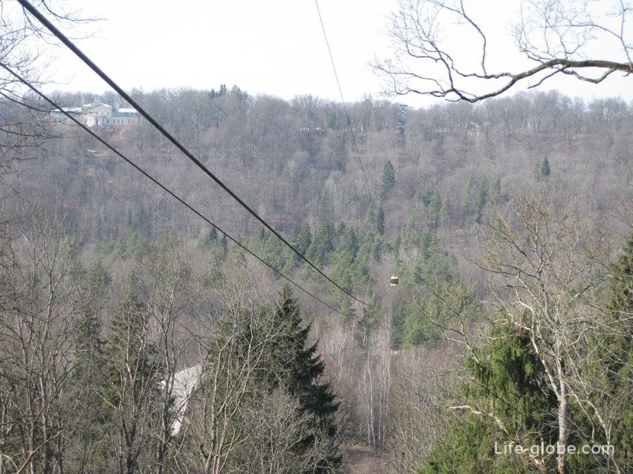 cable car across the river Gauja, Sigulda