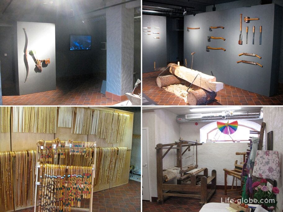 workshops of the creative quarter of the Sigulda Castle