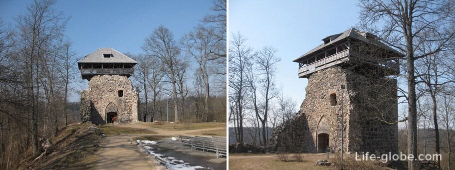 The Northern tower of Sigulda Castle