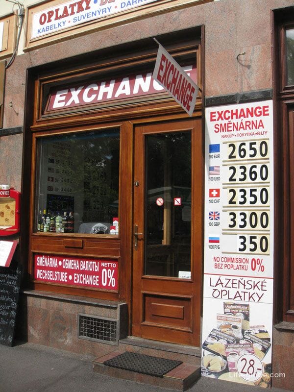 Fraud in the Czech Republic/Prague-currency exchange