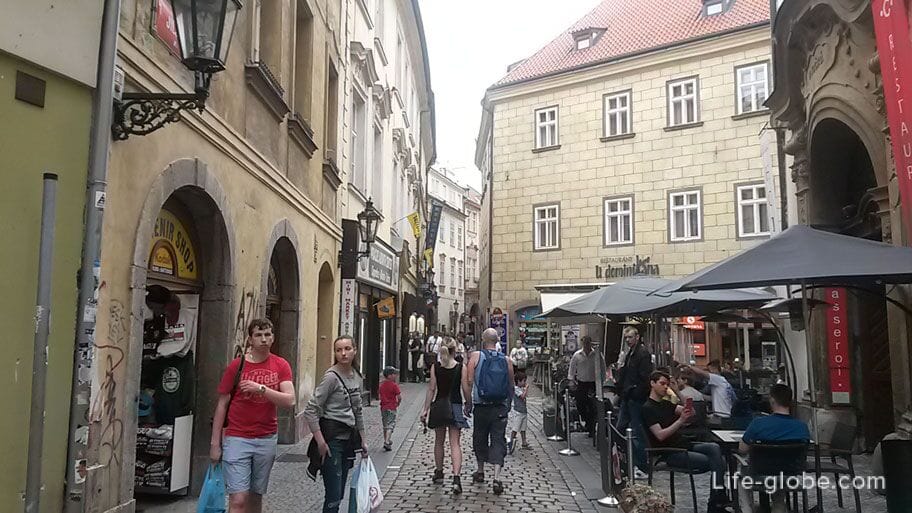 street cafes in Prague