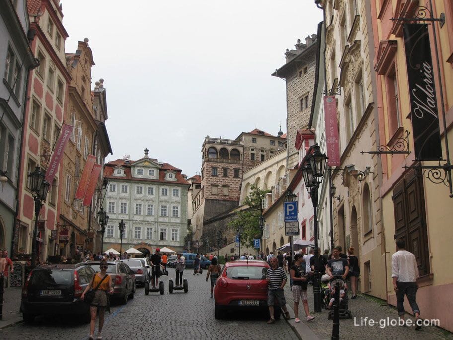 on the streets of old Prague