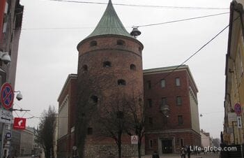 Пороховая башня, военный музей Латвии в Риге
