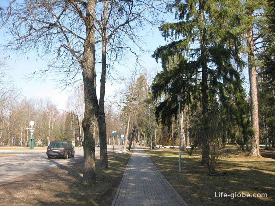 walking in Sigulda