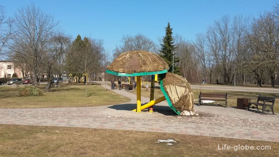 walking stick park in Sigulda