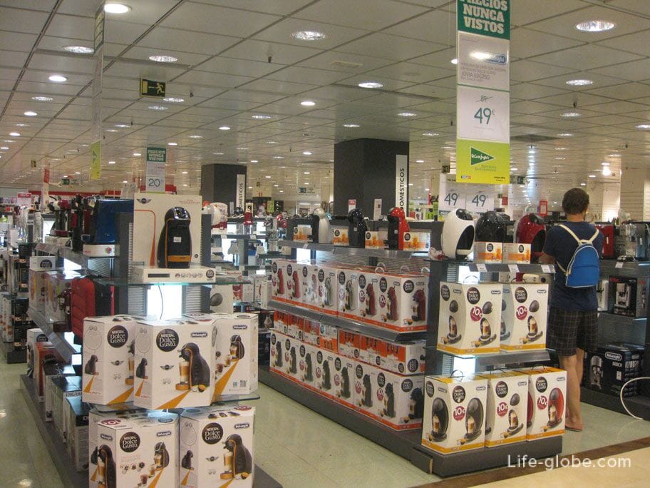 appliances in shopping centers in Alicante