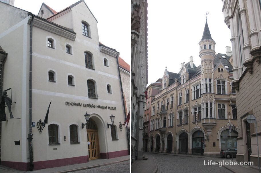 architecture of the old city of Riga