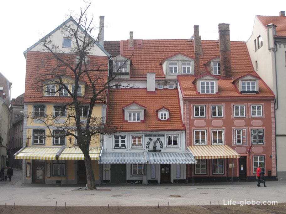complex of buildings of the 17th century, old town, Riga