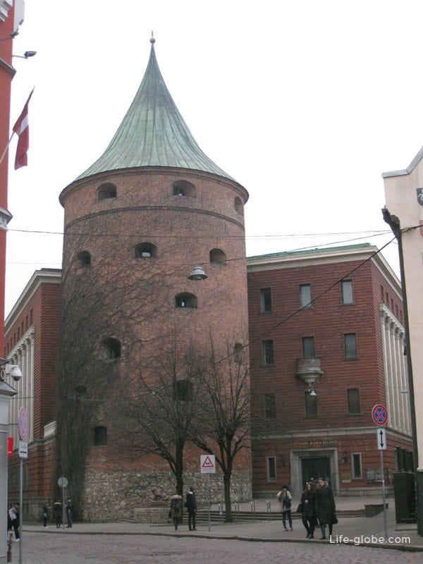 Gunpowder Tower, now the Military Museum of Latvia, Riga