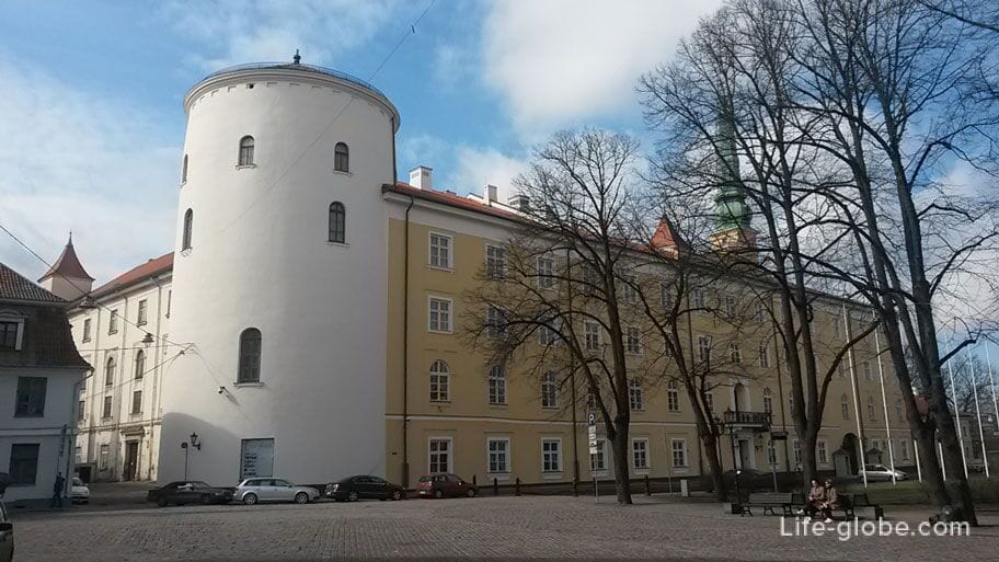 Riga Castle, old town of Riga
