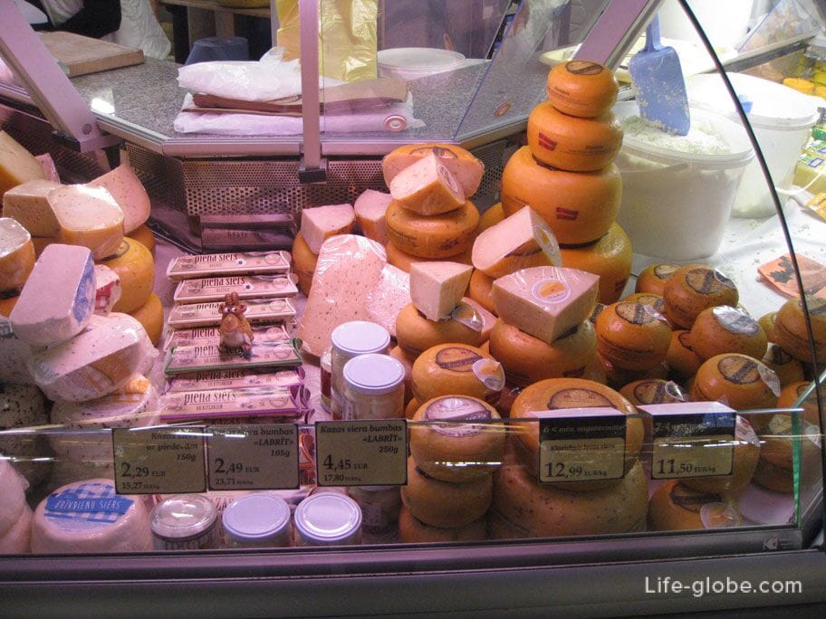 cheese prices in Riga