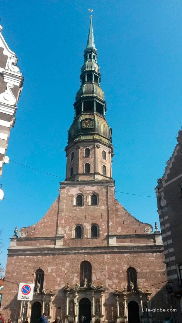 St. Peter's Church in Riga, Latvia