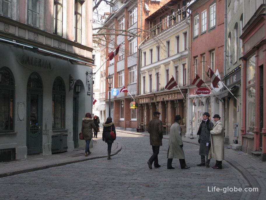 Jauniela, old town of Riga