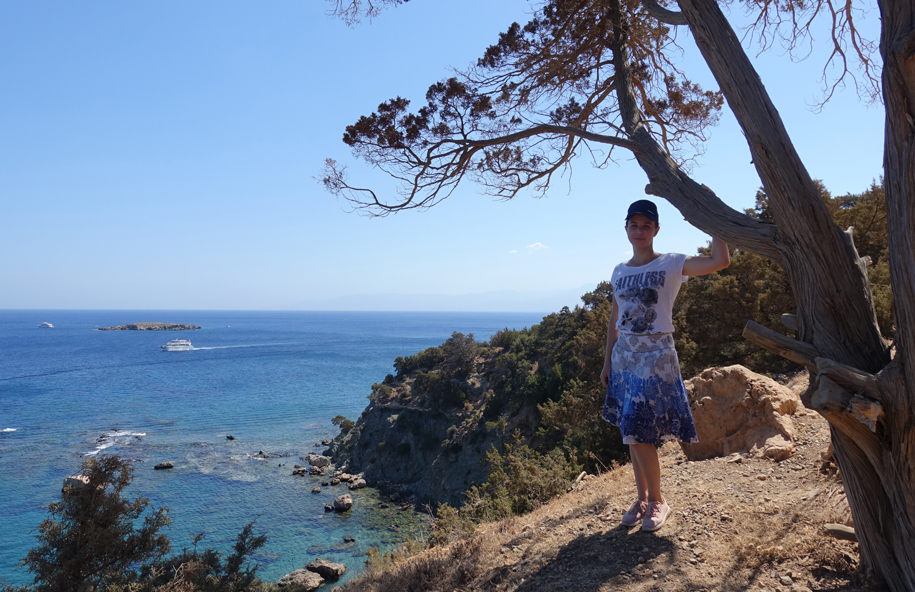 Walk along the northern coast of the Akamas Reserve, Cyprus